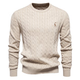 Pull homme torsadé texturé