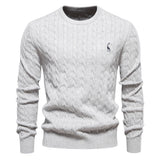 Pull homme torsadé texturé
