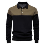 Pull Polo Homme à Manches Longues