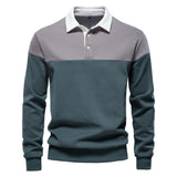 Pull Polo Homme à Manches Longues