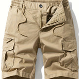 Short cargo homme texture tissée