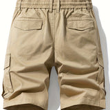 Short cargo homme texture tissée