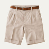 Short homme à pinces