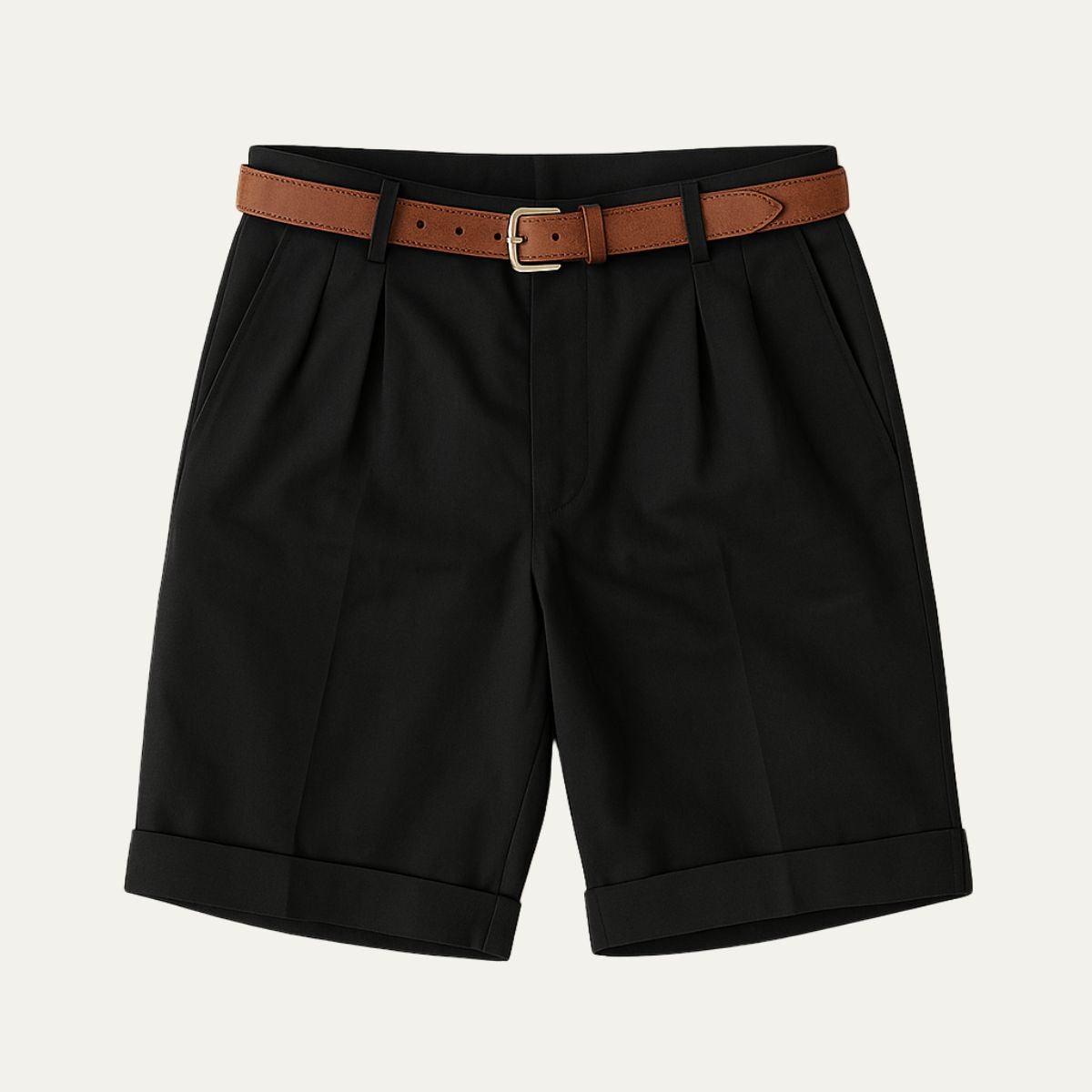 Short homme à pinces