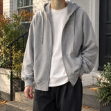 Sweat à capuche homme zippé