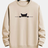 Sweat homme imprimé col rond
