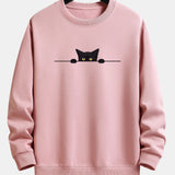 Sweat homme imprimé col rond