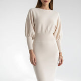 Mathilde™ — Robe midi élégante confortable intemporelle