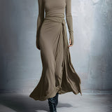 Naomie | Robe Maxi à Nœud Latéral