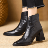 Delia | Bottines luxueuses à talon moyen