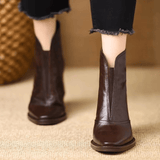 Delia | Bottines luxueuses à talon moyen